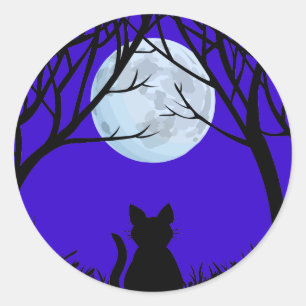 Kat Stickers Fun Halloween Cat Stickers