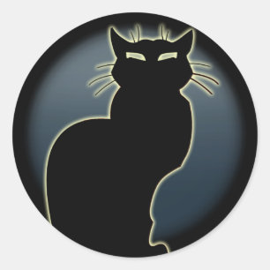 Kat Stickers Fun Halloween Cat Stickers Cat Lover