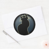 Kat Stickers Fun Halloween Cat Stickers Cat Lover (Envelop)