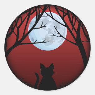 Kat Stickers Fun Halloween Cat Stickers Cat Lover