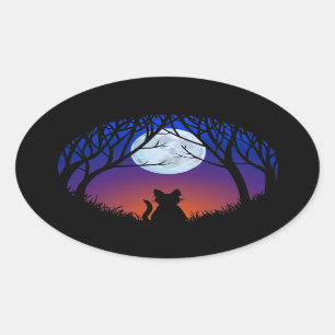 Kat Stickers Fun Halloween Cat Stickers Cat Lover