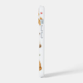 Kat Stickers Patroon iPhone 15 Hoesje (Linkerkant)