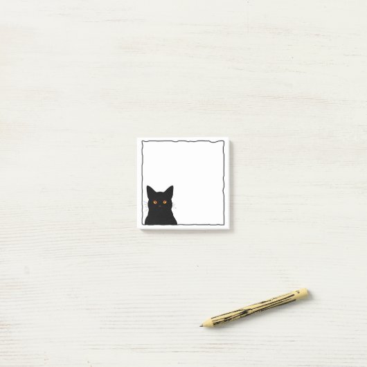 kat-sticknoot post-it® notes (Op bureau)