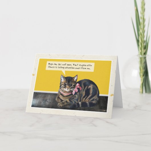 Kat "Stomme ziekte" Kaart (Voorkant)