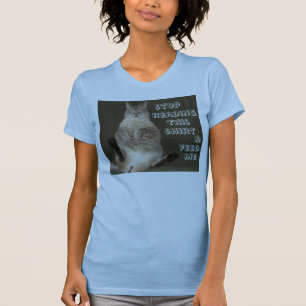 Kat "STOP LEZING SHIRT & VOEDER ME" Tanktop vrouwe