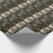 Kat "STOP OPENEN GIFTEN EN ME VOELEN" Verpakkingsp Cadeaupapier (Hoek)