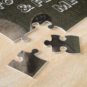 Kat "Stop Poetin Pozzle samen & voer me" Puzzle Legpuzzel (Zijkant)