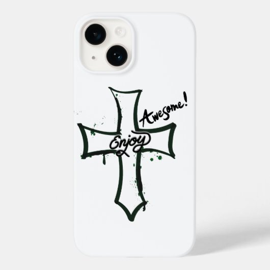 Kat-strand van Mikitiez meow Case-Mate iPhone Case (Achterkant)