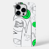 Kat-strand van Mikitiez meow Case-Mate iPhone Case (Achterkant)