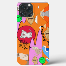 Kat-strand van Mikitiez meow Case-Mate iPhone Case