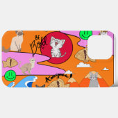 Kat-strand van Mikitiez meow Case-Mate iPhone Case (Achterkant (horizontaal))
