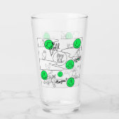 Kat-strand van Mikitiez meow Glas (Achterkant)