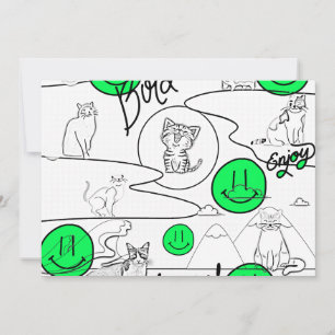 Kat-strand van Mikitiez meow Kaart