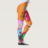 Kat-strand van Mikitiez meow Leggings (Rechts)