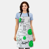 Kat-strand van Mikitiez meow Schort (Gedragen)