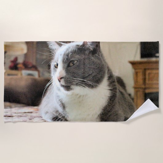 Kat Strandlaken (Voorkant)