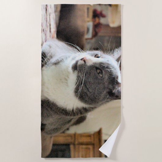 Kat Strandlaken (Voorkant)