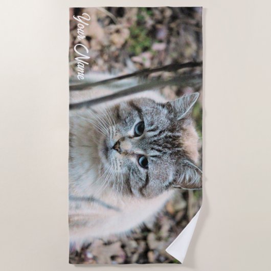 Kat Strandlaken (Voorkant)