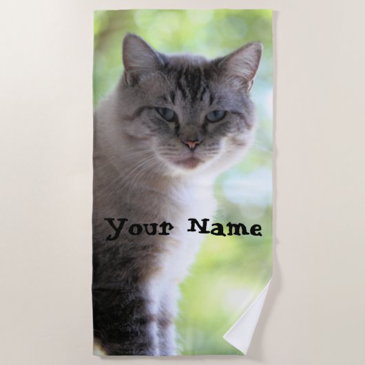 Kat Strandlaken (Voorkant)