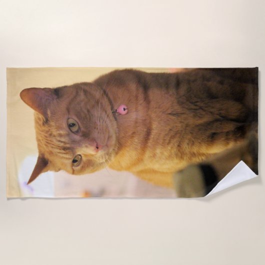 Kat Strandlaken (Voorkant)