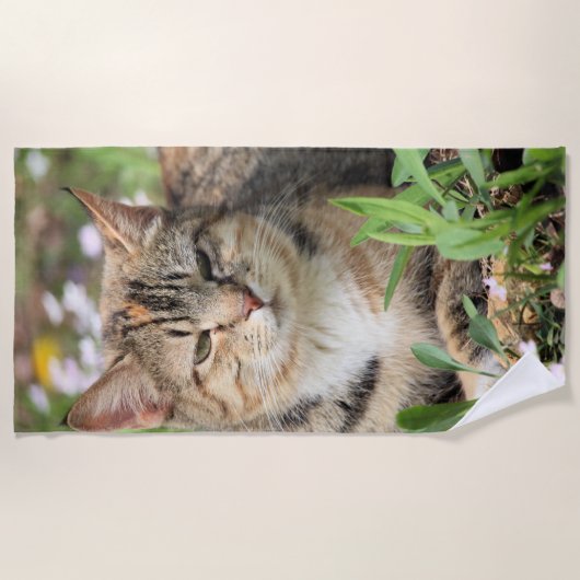 Kat Strandlaken (Voorkant)