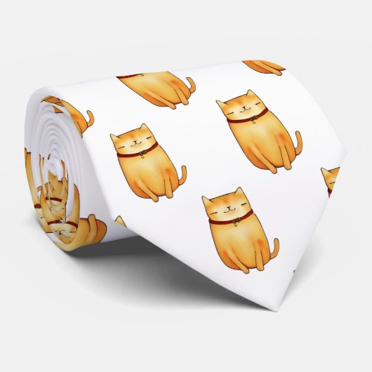 Kat-Stropdas Stropdas (Opgerold)