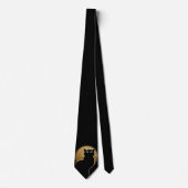 Kat Stropdassen Stijlvolle zwarte kat Stropdassen  (Voorkant)