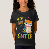 Kat Student Senior 4e Grade Cutie T-shirt (Voorkant)