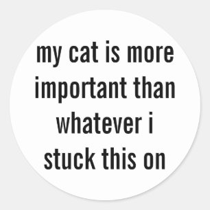 KAT SUPREMATIE RONDE STICKER