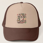 Kat surf trucker pet (Voorkant)