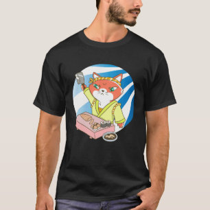 kat sushi vis china t-shirt