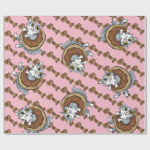 Kat Sweet Donut Cadeaupapier (Vlak)