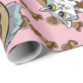 Kat Sweet Donut Cadeaupapier (Rol Hoek)