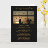 Kat Sympathie Aangepaste naam Spiritueel gedicht Kaart (Gele Bloem)