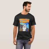 Kat T, de "Meow Funny Cat", het T-shirt van de "Ca (Voorkant volledig)