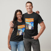 Kat T, de "Meow Funny Cat", het T-shirt van de "Ca (Unisex)