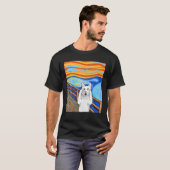 Kat T, de "Meow Funny Cat", het T-shirt van de "Ca (Voorkant volledig)