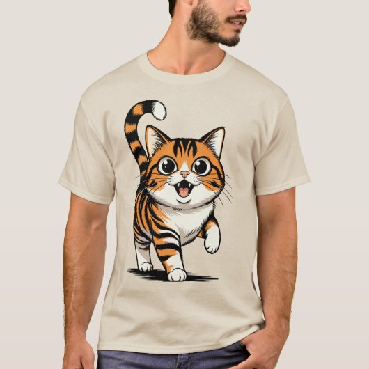 kat t-shirt (Voorkant)