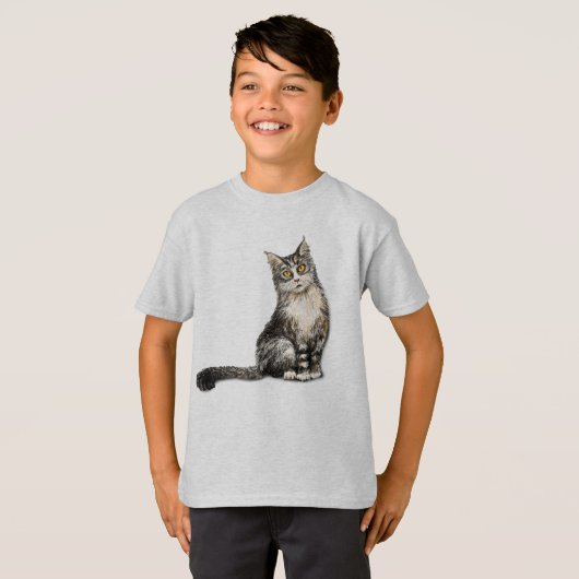 Kat T-Shirt (Voorkant volledig)
