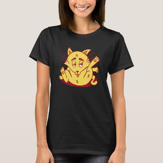 Kat T-shirt (Voorkant)