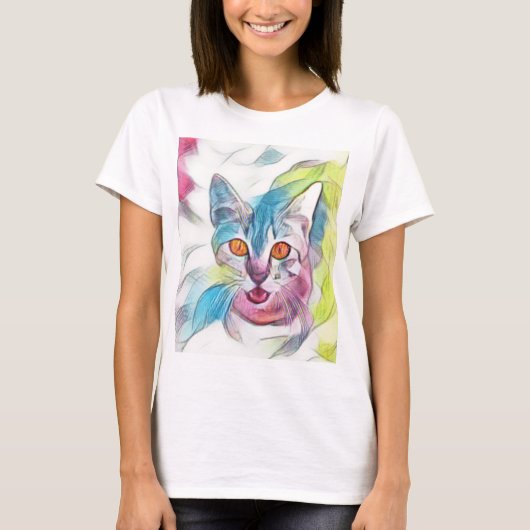  Kat T-shirt (Voorkant)