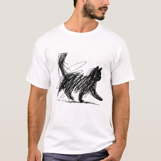 Kat T-shirt (Voorkant)