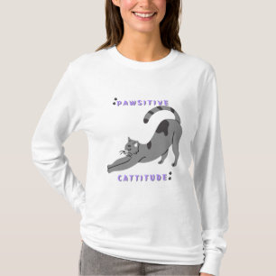 Kat T-shirt (Pawsitive Cattitude T-shirt design)