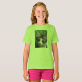 Kat T-shirt voor meisjes (Voorkant volledig)