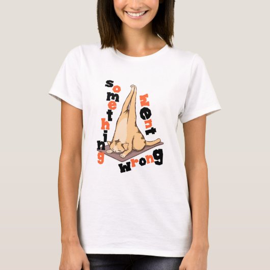 Kat T-shirt Yoga (Voorkant)