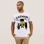 Kat T-Shirts voor CATMAN-jongens (Voorkant volledig)