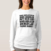 KAT T - SHIRTS ZE GELOOFDE DAT ZE KON GRAPPIG T-SH (Voorkant)