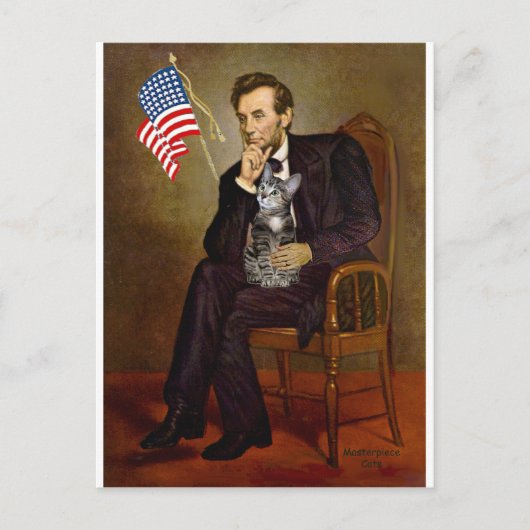 KAT (Tabby2) - Lincoln Briefkaart (Voorkant)