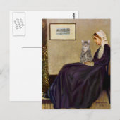 KAT (Tabby 1) - Moeder van Whistler Briefkaart (Voorkant / Achterkant)