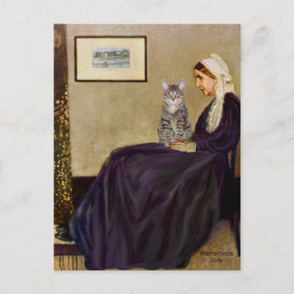 KAT (Tabby 1) - Moeder van Whistler Briefkaart
